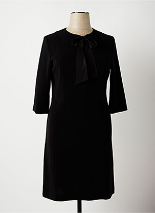 Robe mi-longue noir ROSSO 35 pour femme