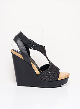 Sandales/Nu pieds noir VIC pour femme