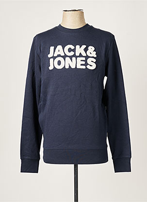Sweat-shirt bleu JACK & JONES pour homme