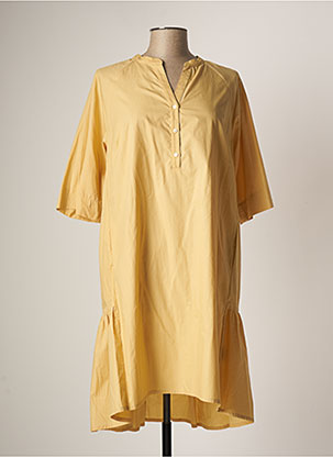 Robe mi-longue jaune COSTER COPENHAGEN pour femme
