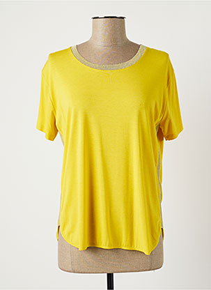 T-shirt jaune TERRE DE FÉES pour femme
