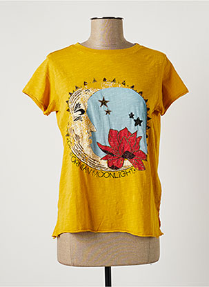 T-shirt jaune FIVE pour femme