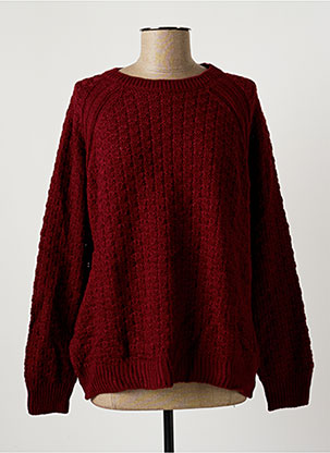 Pull rouge LTB pour femme