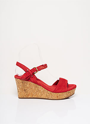 Sandales/Nu pieds rouge UGG pour femme