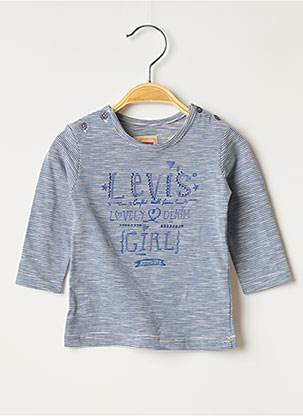 T-shirt bleu LEVIS pour fille