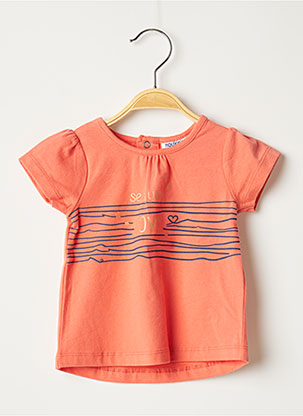 T-shirt orange NOUKIE'S pour fille