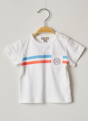T-shirt blanc GRAIN DE BLÉ pour garçon