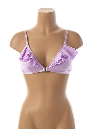 Haut de maillot de bain violet SEAFOLLY pour femme