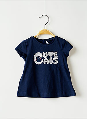 T-shirt bleu MAYORAL pour fille