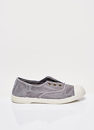 Slip ons gris NATURAL WORLD pour fille