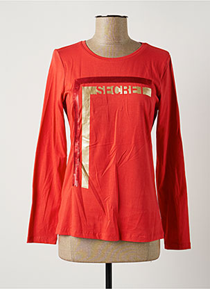T-shirt rouge TOP SECRET pour femme