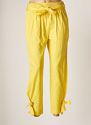 Pantalon droit jaune MD'M pour femme