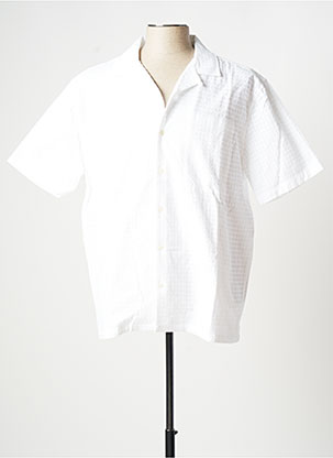 Chemise manches courtes blanc KESTIN pour homme