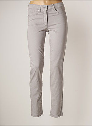 Pantalon slim gris BETTY BARCLAY pour femme