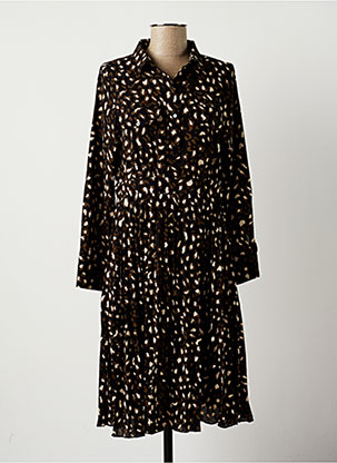 Robe mi-longue noir MOLLY BRACKEN pour femme