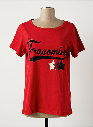 T-shirt rouge FRACOMINA pour femme