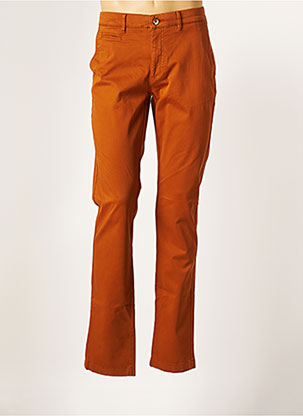 Pantalon chino marron EMYLE pour homme