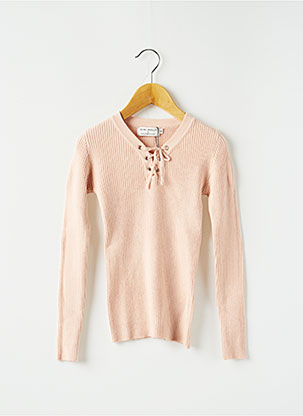 Pull rose MINI MOLLY pour fille
