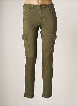 Pantalon cargo vert GARCIA pour femme
