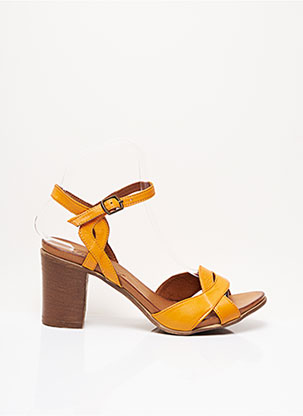 Sandales/Nu pieds orange LUNE & L'AUTRE pour femme