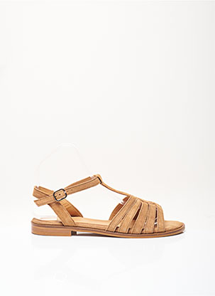 Sandales/Nu pieds beige ALIWELL pour femme