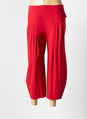 Pantalon 7/8 rouge INDIES pour femme