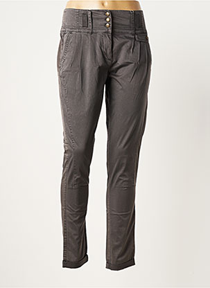 Pantalon slim gris NOT THE SAME pour femme
