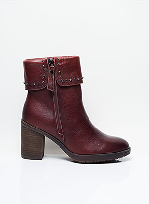 Bottines/Boots rouge CARMELA pour femme