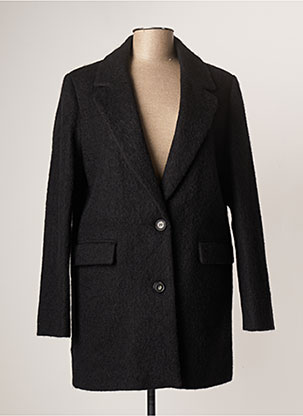 Manteau long noir DIANE LAURY pour femme