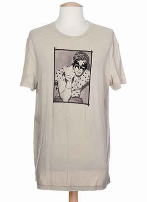T-shirt gris MADE IN ITALY pour femme