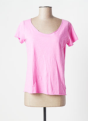 T-shirt rose MOMENT pour femme