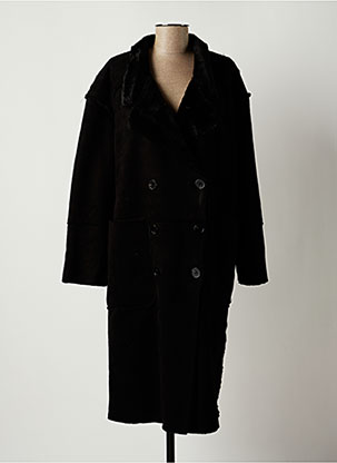 Manteau long noir GOA pour femme