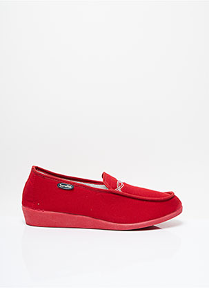 Chaussures de confort rouge SEMELFLEX pour femme