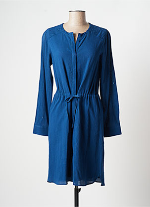Robe mi-longue bleu COMPTOIR DES COTONNIERS pour femme