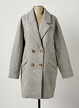 Manteau long gris FREEMAN T.PORTER pour femme