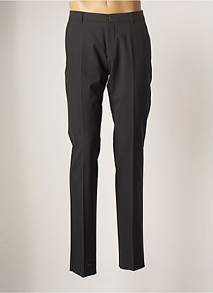 Pantalon slim noir BRUNO SAINT HILAIRE pour homme