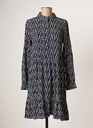 Robe courte bleu INDI & COLD pour femme