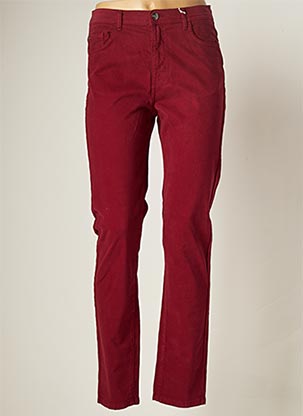 Pantalon droit rouge IMPAQT pour femme