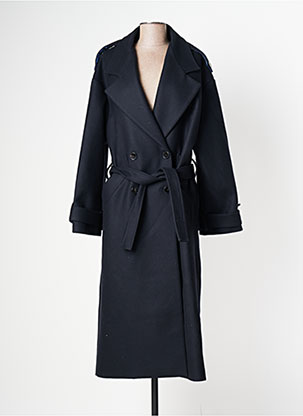 Manteau long bleu LA DOVITCH pour femme