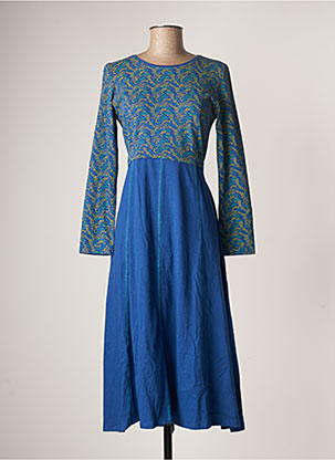 Robe longue bleu BAMBOO'S pour femme