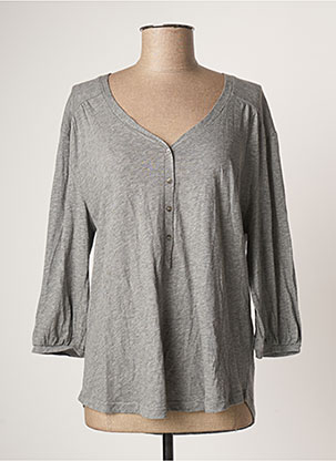 T-shirt gris ESTHEME pour femme