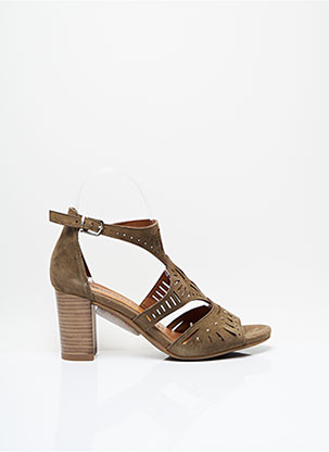 Sandales/Nu pieds vert TAMARIS pour femme