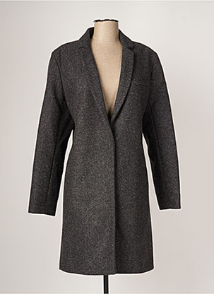 Manteau long gris AMERICAN VINTAGE pour femme