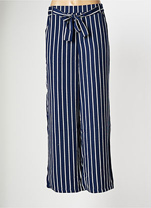 Pantalon droit bleu SMASHED LEMON pour femme