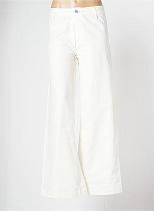 Pantalon large beige SKFK pour femme