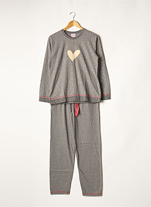 Pyjama gris ROSE POMME pour femme