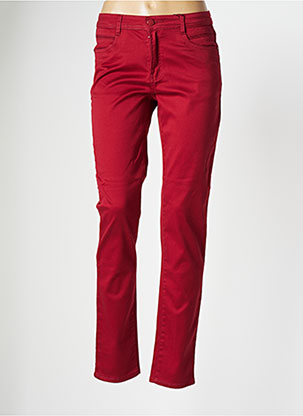 Pantalon slim rouge YOULINE pour femme