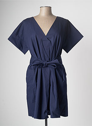 Robe courte bleu EMPORIO ARMANI pour femme