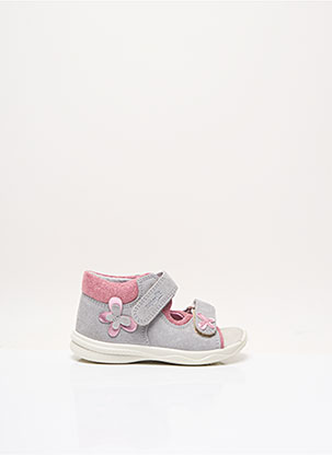 Sandales/Nu pieds gris SUPERFIT pour fille