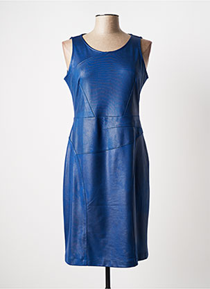 Robe mi-longue bleu EVA KAYAN pour femme